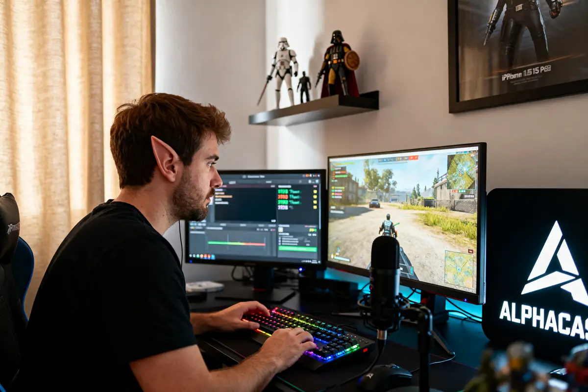 Alphacast : astuces, best of et setup du streamer Twitch