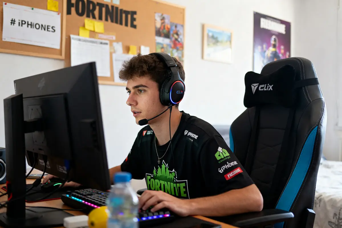 Clix Fortnite : tout savoir sur le joueur, son skin &amp; merch