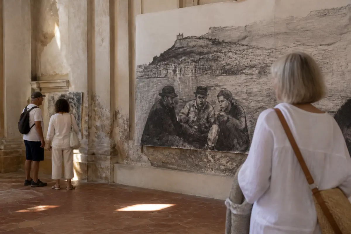 Ernest Pignon-Ernest à Carpentras : Ombres sculptées !